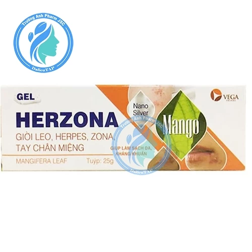 Gel Herzona 25g - GIúp điều trị các bệnh ngoài da hiệu quả của Vega Pharm