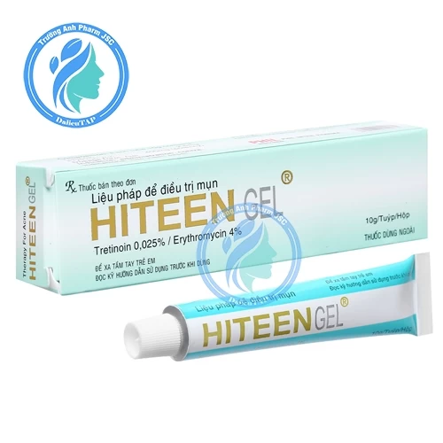 Hiteen Gel 20g - Thuốc trị mụn trứng cá của Phil Inter Pharma