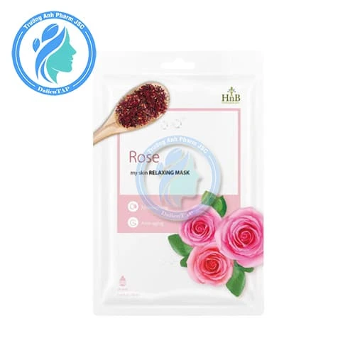 HNB Mặt nạ giấy My Skin Relaxing Mask (Hoa hồng) 21g - Giúp dưỡng ẩm hiệu quả