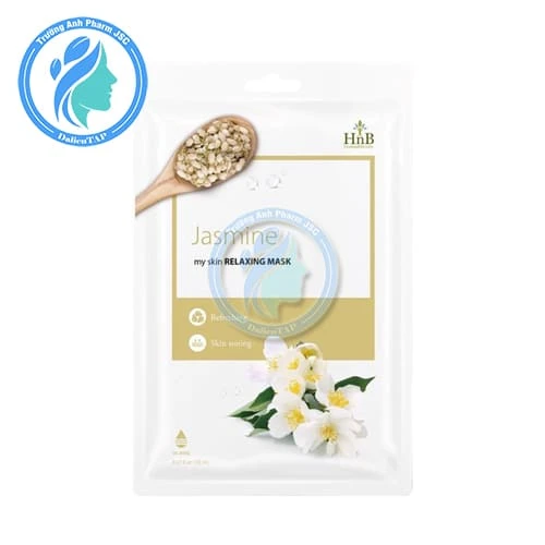 HNB Mặt nạ giấy My Skin Relaxing Mask (Hoa nhài) 21g - Giúp dưỡng ẩm hiệu quả