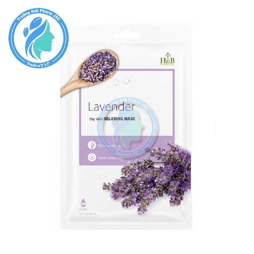 HNB Mặt nạ giấy My Skin Relaxing Mask (Hoa oải hương) 21g - Giúp dưỡng ẩm cho da