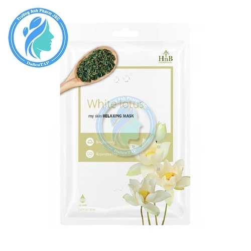 HNB Mặt nạ giấy My Skin Relaxing Mask (Hoa sen trắng) 21g - Dưỡng ẩm hiệu quả