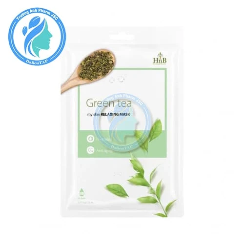 HNB Mặt nạ giấy My Skin Relaxing Mask (Trà xanh) 21g - Giúp dưỡng ẩm hiệu quả