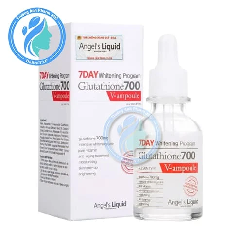 Huyết thanh Angels Liquid 7 Day Whitening Program Glutathione 700 V-Ample 30ml