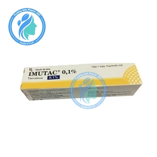 Imutac 0,1% 15g - Thuốc điều trị viêm da cơ địa ở người lớn