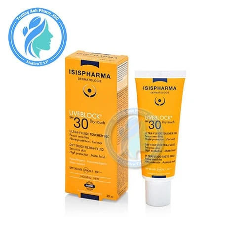 Isis Pharma Uveblock SPF 30+ Dry Touch 40ml - Kem chống nắng ngăn ngừa nám da