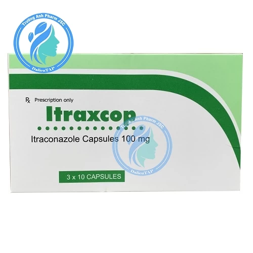 Itraxcop 100mg - Thuốc điều trị nhiễm khuẩn hiệu quả của Ấn Độ