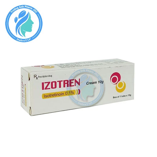 Izotren Cream 0,1% - Thuốc điều trị mụn trứng cá hiệu quả