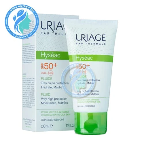 Kem chống nắng Uriage Hyseac Fluide SPF 50+ 50ml cho da dầu mụn
