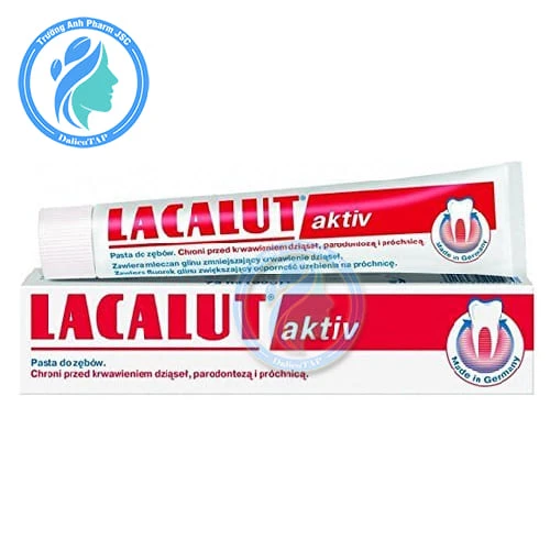 Kem đánh răng Lacalut Aktiv 75ml - Chống viêm của Pháp