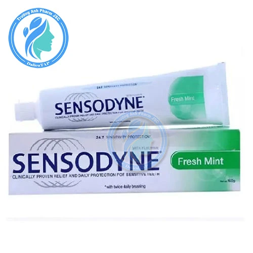 Kem đánh răng Sensodyne Fresh Mint 160g (hương bạc hà)