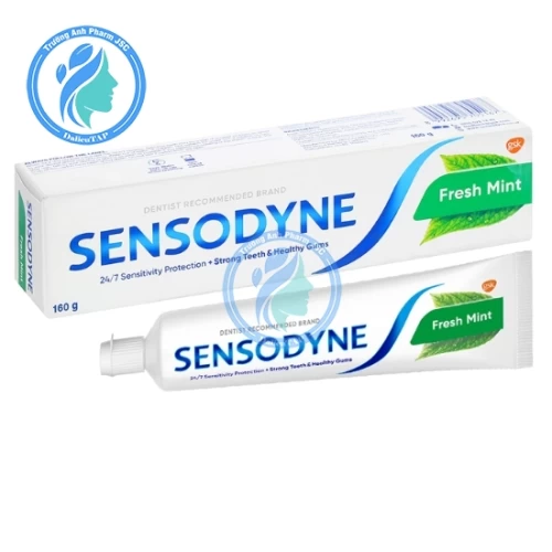 Kem đánh răng Sensodyne Fresh Mint 160g (hương bạc hà)