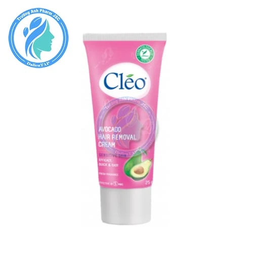 Kem Tẩy Lông Da Nhạy Cảm Cleo Avocado Hair Removal Cream Sensitive Skin 50g