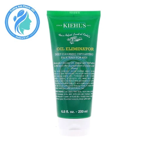 Kiehl's Oil Eliminator Deep Cleansing Exfoliating Face Wash For Men 200ml - Sữa rửa mặt dành cho nam