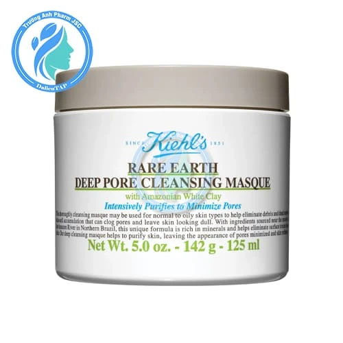 Kiehl's Rare Earth Deep Pore Cleansing Masque 125ml - Mặt nạ đất sét