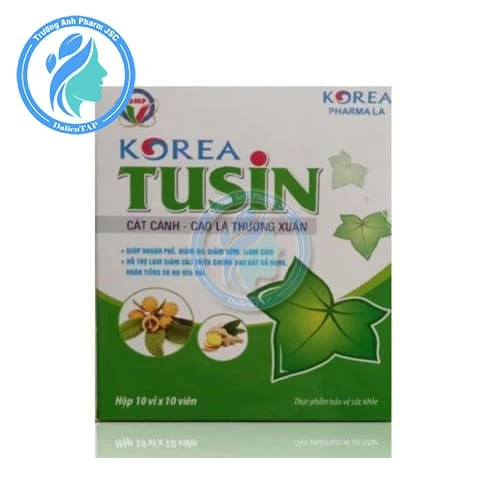 Korea Tusin - Hỗ trợ giảm ho, giảm đờm và đau rát họng