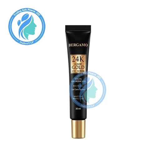 Lăn Dưỡng Mắt Bergamo 24k Luxury Gold Eye Serum 30ml