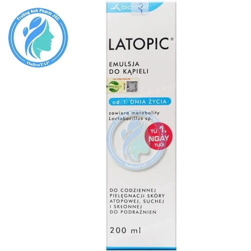 Latopic Body Emulsion 200ml - Nhũ tương làm dịu da, giảm kích ứng