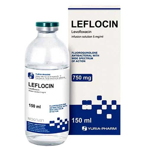 Leflocin 750mg/150ml Yuria - Thuốc điều trị nhiễm khuẩn