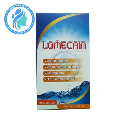 Lomecain - Điều trị viêm loét miệng, nhiệt miệng