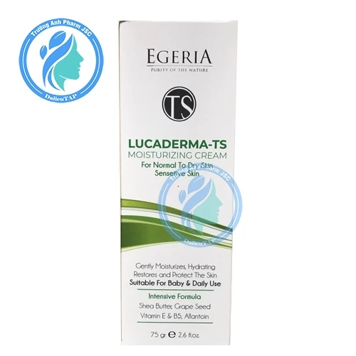 Egeria Lucaderma-TS 75gr - Kem dưỡng ẩm & chống ngứa mới