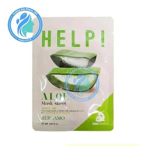 Mặt Nạ Bergamo Help Aloe Mask Sheet 25ml