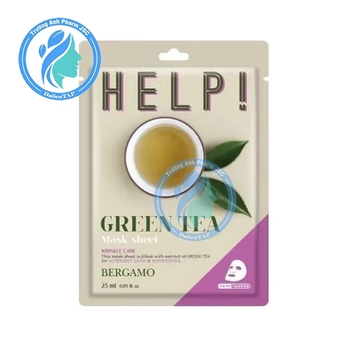 Mặt Nạ Bergamo Help Green Tea Mask Sheet 25ml