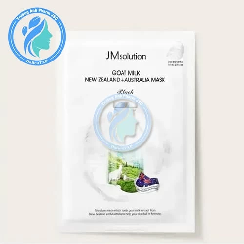 Mặt Nạ Cấp Ẩm Jmsolution Goat Milk New Zealand+Australia Mask Black Edition