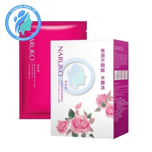 Mặt Nạ Cấp Nước Chiết Xuất Hoa Hồng Nhung Naruko Rose & Botanic HA Aqua Cubic Hydrating Mask EX 26ml