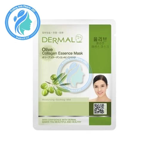 Mặt nạ Dermal Olive Collagen Mask 23g - Cung cấp độ ẩm cho da