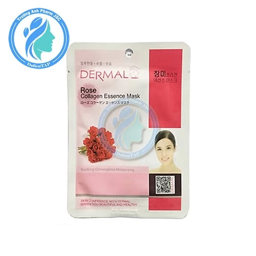 Mặt nạ Dermal Rose Collagen Essence Mask 23g - Cung cấp độ ẩm cho da