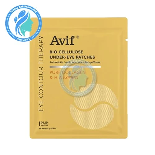 Mặt nạ dưỡng da vùng mắt Avif Bio Cellulose Under-Eye Patches 5g