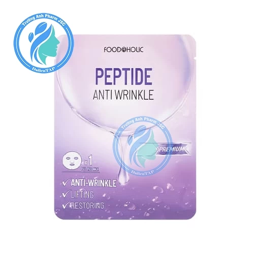 Mặt Nạ Foodaholic Peptide Hỗ Trợ Trẻ Hoá & Mờ Nếp Nhăn 23ml (1 miếng)