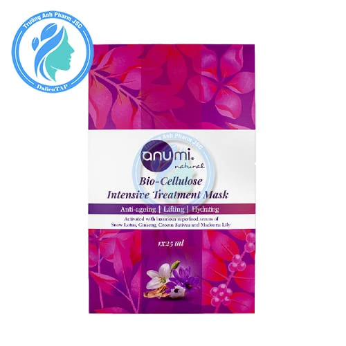 Mặt nạ giấy Anumi Bio-Cellulose Intensive Treatment Mask 25ml