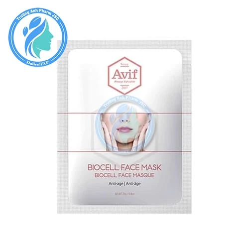 Mặt nạ giấy Avif Biocell Anti - Age Face Mask 23g - Giúp cung cấp độ ẩm cho da