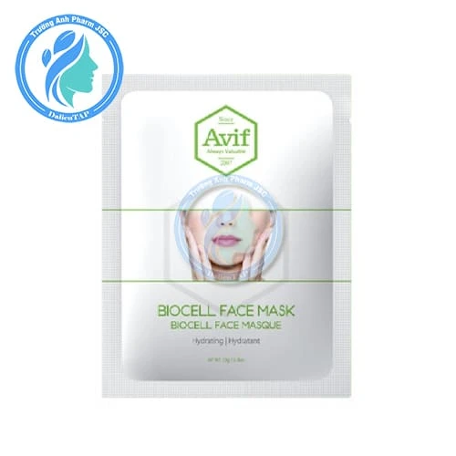 Mặt nạ giấy Avif Biocell Hydrating Face Mask 23g - Giúp dưỡng ẩm và phục hồi da