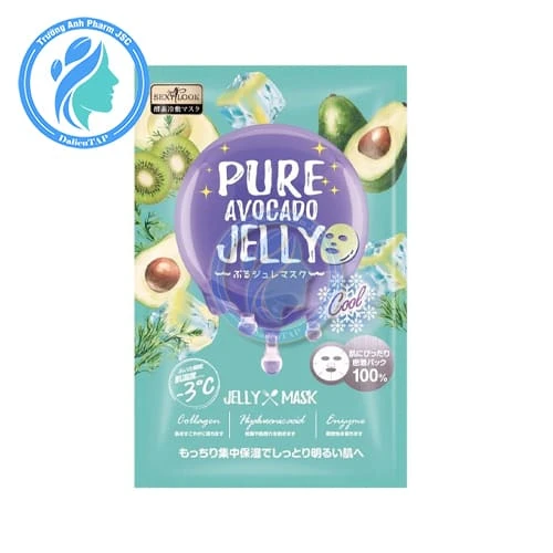 Mặt nạ giấy Sexylook Pure Avocado Cooling Cool Jelly Mask 38ml