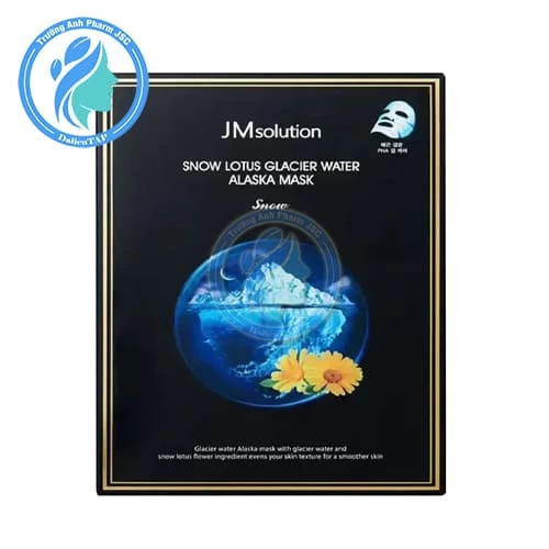 Mặt Nạ Giấy Thanh Lọc Làm Sáng Da Jmsolution Snow Lotus Glacier Water Alaska Mask 30ml