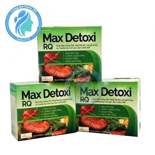 Max Detoxi RQ - Giúp tăng cường chức năng thải độc của gan
