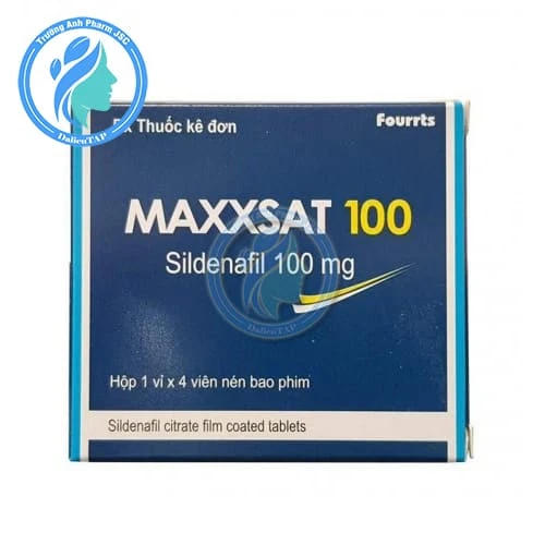 Maxxsat 100 - Thuốc điều trị rối loạn cương dương hiệu quả