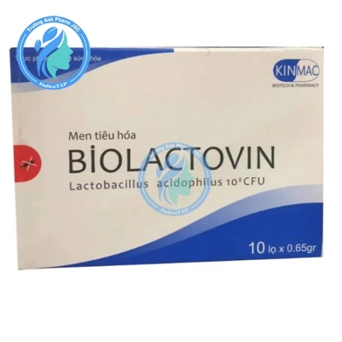 Men tiêu hóa Biolactovin - Giúp cân bằng hệ vi sinh đường ruột hiệu quả
