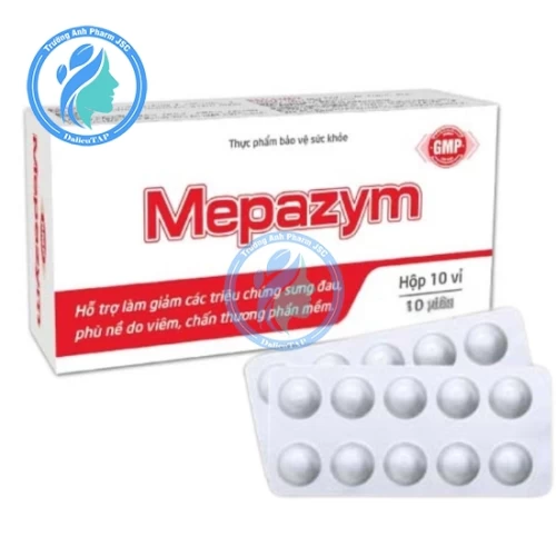 Mepazym Viheco - Hỗ trợ giảm viêm, giảm phù nề hiệu quả