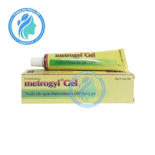 Metrogyl Gel 30g - Thuốc bôi trị mụn trứng cá hay viêm loét da