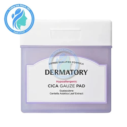 Miếng Pad Dưỡng Da Dermatory Hypoallergenic Cica Gauze Pad (50sheet)