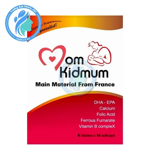 MOM KIDMUM - Bổ sung các vitamin và khoáng chất cho phụ nữ có thai