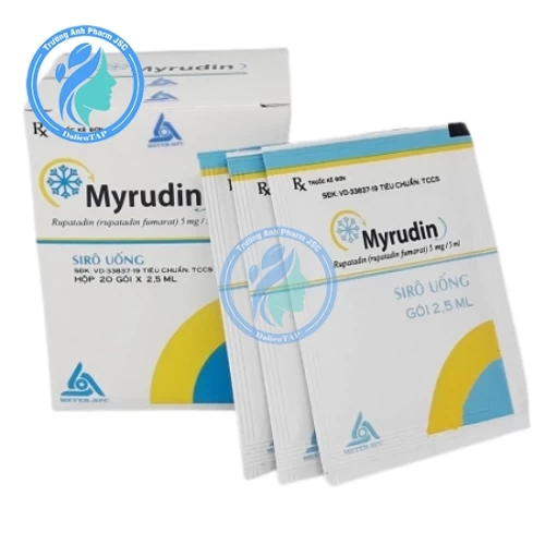 Myrudin (gói 10ml) Meyer - BPC - Làm giảm các triệu chứng của viêm mũi dị ứng