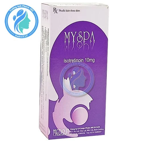 Myspa 10mg - Thuốc điều trị mụn trứng cá nặng