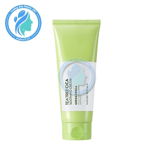 Nature Republic Green Derma Tea Tree Cica Soothing Cream 100ml - Kem dưỡng ẩm