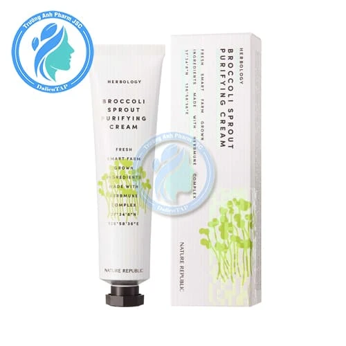 Nature Republic Herbology Broccoli Sprout Purifying Cream 70ml - Kem dưỡng ẩm