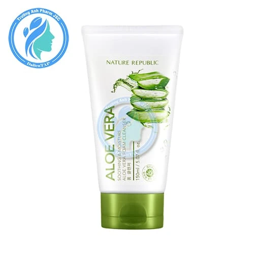 Nature Republic Soothing & Moisture Aloe Vera Foam Cleanser 150ml - Sữa rửa mặt